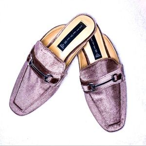 Deep Purple Velvet Loafers